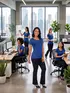 Blusa fenomenal visco-premium confort: elegância corporativa