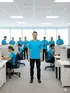 Camiseta masculina algodão decote v fenomenal
