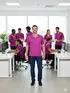 Camiseta masculina algodão decote v fenomenal
