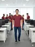 Camiseta masculina algodão decote v fenomenal