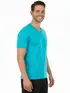 Camiseta masculina algodão decote v fenomenal
