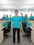 Camiseta masculina algodão decote v fenomenal