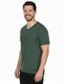 Camiseta masculina algodão decote v fenomenal