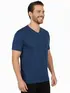 Camiseta masculina algodão decote v fenomenal