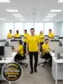 Camiseta masculina algodão decote v fenomenal