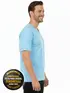 Camiseta masculina algodão decote v fenomenal