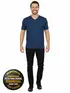 Camiseta masculina algodão decote v fenomenal