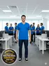 Camiseta masculina algodão decote v fenomenal