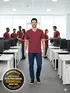 Camiseta masculina algodão decote v fenomenal