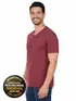 Camiseta masculina algodão decote v fenomenal