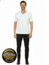 Camiseta masculina algodão decote v fenomenal