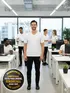 Camiseta masculina algodão decote v fenomenal