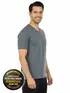 Camiseta masculina algodão decote v fenomenal