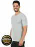 Camiseta masculina algodão decote v fenomenal