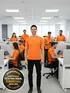 Camiseta masculina algodão decote v fenomenal