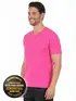 Camiseta masculina algodão decote v fenomenal
