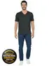 Camiseta masculina algodão decote v fenomenal