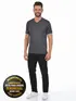 Camiseta masculina algodão decote v fenomenal