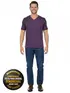 Camiseta masculina algodão decote v fenomenal