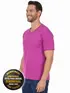 Camiseta masculina algodão decote v fenomenal