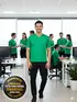 Camiseta masculina algodão decote v fenomenal