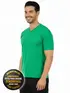 Camiseta masculina algodão decote v fenomenal
