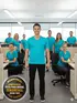 Camiseta masculina algodão decote v fenomenal