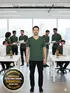 Camiseta masculina algodão decote v fenomenal