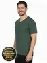 Camiseta masculina algodão decote v fenomenal