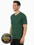 Camiseta masculina algodão decote v fenomenal