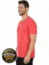 Camiseta masculina algodão decote v fenomenal