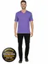Camiseta masculina algodão decote v fenomenal