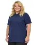 Camisa polo piquet feminina plus size fenomenal