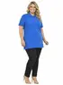 Camisa polo piquet feminina plus size fenomenal