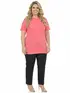 Camisa polo piquet feminina plus size fenomenal