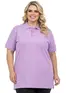 Camisa polo piquet feminina plus size fenomenal