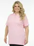Camisa polo piquet feminina plus size fenomenal