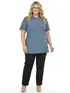 Camisa polo piquet feminina plus size fenomenal