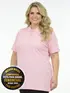 Camisa polo piquet feminina plus size fenomenal
