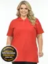 Camisa polo piquet feminina plus size fenomenal