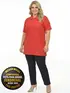 Camisa polo piquet feminina plus size fenomenal