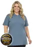 Camisa polo piquet feminina plus size fenomenal