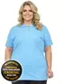 Camisa polo piquet feminina plus size fenomenal