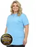 Camisa polo piquet feminina plus size fenomenal