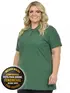 Camisa polo piquet feminina plus size fenomenal