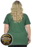 Camisa polo piquet feminina plus size fenomenal