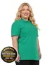Camisa polo piquet feminina plus size fenomenal