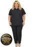 Camisa polo piquet feminina plus size fenomenal