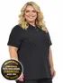 Camisa polo piquet feminina plus size fenomenal