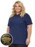 Camisa polo piquet feminina plus size fenomenal